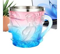 Painted Book Mug À Motifs Peints Tasse 15 esign Féminin Pour Boissons (Un)
