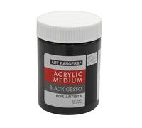 Paintersisters Acryl Gesso Noir 500 ml - Apprêt pour peinture acrylique, peinture à l'huile + aquarelle, apprêt pour toile à peindre