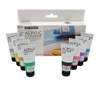 Paintersisters Lot de 8 tubes de peinture acrylique métallisée de 22 ml chacun, pour peindre sur toile