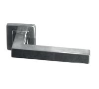 Paire béquilles doubles carrées - Inox 304 19x19 rosace 53x53 mm - 651