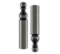 Paire cache-fiche rustique n°16 pour Exacta Ø14 H.80mm vieux bronze - CF-16-A-EX14-4