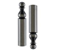 Paire cache fiche rustique n°16 pr fiche d.13 ht.80mm fer cemente cf-16-a-1380-32