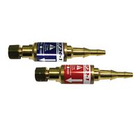 Paire clapet anti-retour SECURIDAVE SG2L pour chalumeau D6+10 mm blister GCE CHARLEDAVE GF2842003EMB