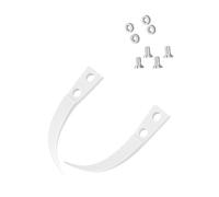 Paire d ' embouts de rechange pour pinces en céramique, Type 4 | Pièces non magnétiques isolantes blanches, conception de à deux trous pour les tâches de soudure