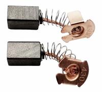Paire de balais de charbon avec ressort pour Makita BHR 162, 200, 240, BGA 450, 452, BDF BHP 460, BCS 550, BJV 140, 6343 D