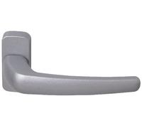 Paire de béquille Siluete à ressort carré 8 mm sur rosace argent RAL 9006 SOFI 5113300126