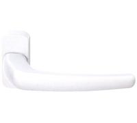 Paire de béquille Siluete à ressort carré 8mm sur rosace blanc - SOFI - 5113300120 Noir G
