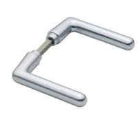 Paire de béquilles Cortina 195F HOPPE Argent - 509089