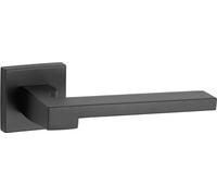 Paire de béquilles Ginevra pour porte, carré 7mm, noir mat - THIRARD