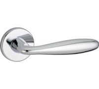 Paire de béquilles Luxor pour porte, carré 7mm, chromé brillant - THIRARD