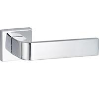 Paire de béquilles Monza pour porte, carré 7mm, chromé brillant - THIRARD