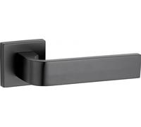 Paire de béquilles Monza pour porte, carré 7mm, noir mat - THIRARD