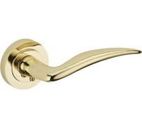 Paire de béquilles pour porte, laiton, carré 7mm - SP