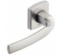 Paire de béquilles sur rosace Artis BEZAULT - Chrome velours - Ressort de rappel - 866138