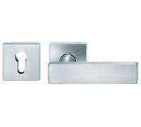 Paire de béquilles sur rosaces 1003 carré de 7 mm aluminium 01 FSB 0 34 1003 06809 0105