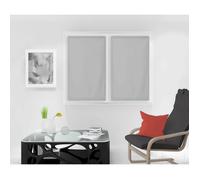 Paire de brise bise 45x120 cm DOLLY gris clair, par Soleil d'Ocre