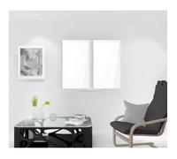 Paire de brise bise 45x90 cm DOLLY blanc, par Soleil d'Ocre