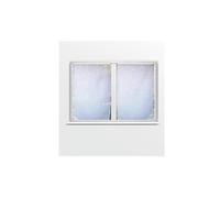 Paire de brise bise 60x90 cm DOLLY blanc, par Soleil d'Ocre