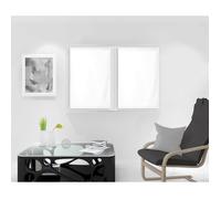 Paire de brise bise 60x90 cm DOLLY blanc, par Soleil d'Ocre