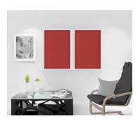Paire de brise bise 60x90 cm DOLLY rouge
