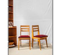 Paire de chaises en velours n°848