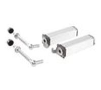 Paire de charnière à ressort Swing pour portillon 150mm - LOCINOX - P00009389 Noir G