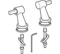 paire de charnières Geberit 598036000 pour siège WC 573500