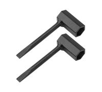 Paire de clés de tronçonneuse en acier carbone, pour le remplacement des fixations et la configuration de la chaîne, outil d ' élagage antirouille observé