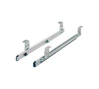 Paire de coulisses à billes KA 3434 HETTICH - Charge 20 kg - L.400 mm - Pour support clavier coulissant - 77802