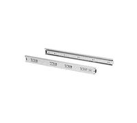 Emuca 3028805 Paire de coulisses/glissières à billes sortie totale 45mm x 600mm pour tiroir