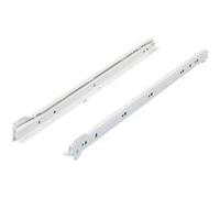 Paire de coulisses à galets FR402 HETTICH - L.550 mm - Charge 25 kg - Blanc - 1058349 Blanc G