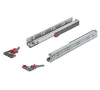 Paire de coulisses Matrix 450 mm avec amortisseur + 2 attaches 433.03.654