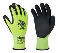 paire de gants de travail, protection haute visibilité enduit nitrile de 10 - U-power G