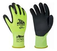 paire de gants de travail, protection haute visibilité enduit nitrile de 8 - U-power G