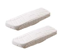 Paire de housses d'accoudoirs pour chaise d'ordinateur - Texture douce | Manches demi-enveloppantes pour bureau d'étude confort