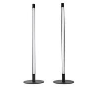 Paire de Lampe d'Ambiance RGBIC 36W Connectée Wi-Fi 600lm 2700-6500K Noir