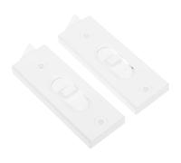 Paire de Loquets pour Fenêtre, Verrou Fenetre Coulissante, Plastique Blanc | Pièces de Verrouillage pour Fenêtres, Verrous de Remplacement, Installation Facile, Sécurité Renforcée