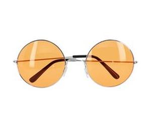 paire de lunettes festives hippie orange adulte - boland 44564 Orange G