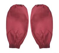 Paire de manchons de bras en polyuréthane - Rouge - Imperméables | Matériau PU imperméable, résistant à l'huile pour la surface, poignets élastiques, séchage rapide, paire de couleur rouge