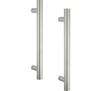 Paire de poignée pour porte battante, entr'axe 300mm, inox - THIRARD