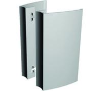 Paire de poignées aileron 300mm ALMA COMPONENTES Entraxe 200mm - Ral9006 Gris - 7060-300-9006