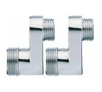 Paire de raccords excentrés de 25 mm - M15x21 - M20x27 RIQUIER