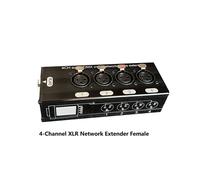 paire de rallonges de c?ble audio XLR 4 canaux 3 broches et r?seau, rallonge de signal DMX512 1 m?le + 1 femelle