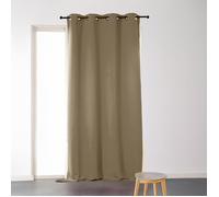 Paire de rideaux 80 % occultant 'Lola' Beige 140x240 cm