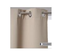 ATMOSPHERA CREATEUR D'INTERIEUR HomeMaison HM69120598D Paire de Rideaux Occultant Polyester Lin 135 x 240 cm