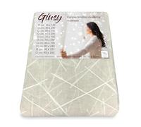 Paire de Rideaux Vitrage Giusy Effet Bouclé Polyester - Beige 45x240 cm