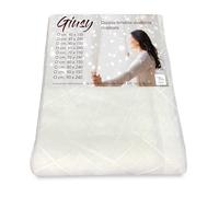 Paire de Rideaux Vitrage Giusy Effet Bouclé Polyester - Blanc 70x150 cm