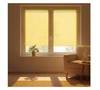 Paire de Rideaux Voile 70 x 200 cm Brise bise jaune