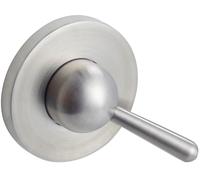 Rosaces rondes condamnation à voyant - inox 304 brossé - Ovalis VACHETTE