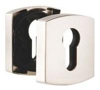 Paire de rosaces 6425 Muze BEZAULT - Chrome velours - Clé I - 866176